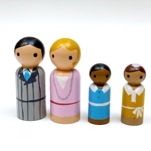 Roaring 20s Peggies - multicultural toys