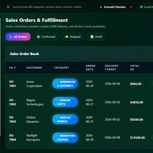 Custom Standalone Program | Python Business Organizer | Customers, Projects, Orders, Inventory & Reports | Offline Business Tool image 9