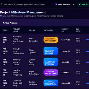 Custom Standalone Program | Python Business Organizer | Customers, Projects, Orders, Inventory & Reports | Offline Business Tool image 11