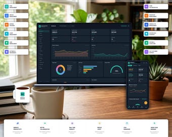 Business Operations Manager Pro | Client Tracker, Invoices & Project Planner