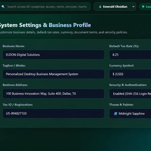 Custom Standalone Program | Python Business Organizer | Customers, Projects, Orders, Inventory & Reports | Offline Business Tool image 15