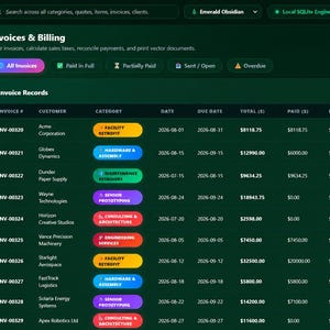 Custom Standalone Program | Python Business Organizer | Customers, Projects, Orders, Inventory & Reports | Offline Business Tool image 8