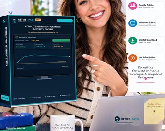 RetirePath Pro Retirement Planner, Safe Spending Calculator & Tax Planning Tool