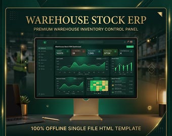 Software per la gestione dell'inventario di magazzino, sistema di tracciamento delle scorte con dashboard a codici a barre, sistema offline per piccole imprese.