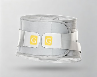 Adjustable Lumbar Support Belt, Breathable Waist Brace for Lower Back Pain, Slimming Compression Waist Wrap for Men Women Daily Use