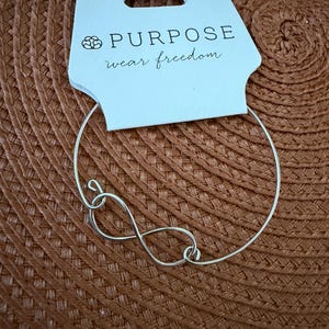 Collar infinito de alambre de plata #infinito #boho #festival
