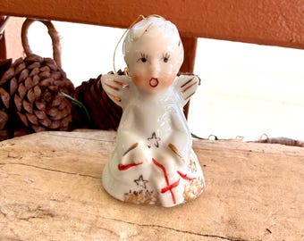 Vintage LEFTON Angel Valentine Figurine 1950 1960 Mid Century
