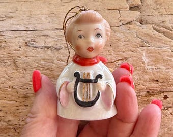 ヴィンテージ クリスマスベルオーナメント 1950 1953 ARDALT 陶器製