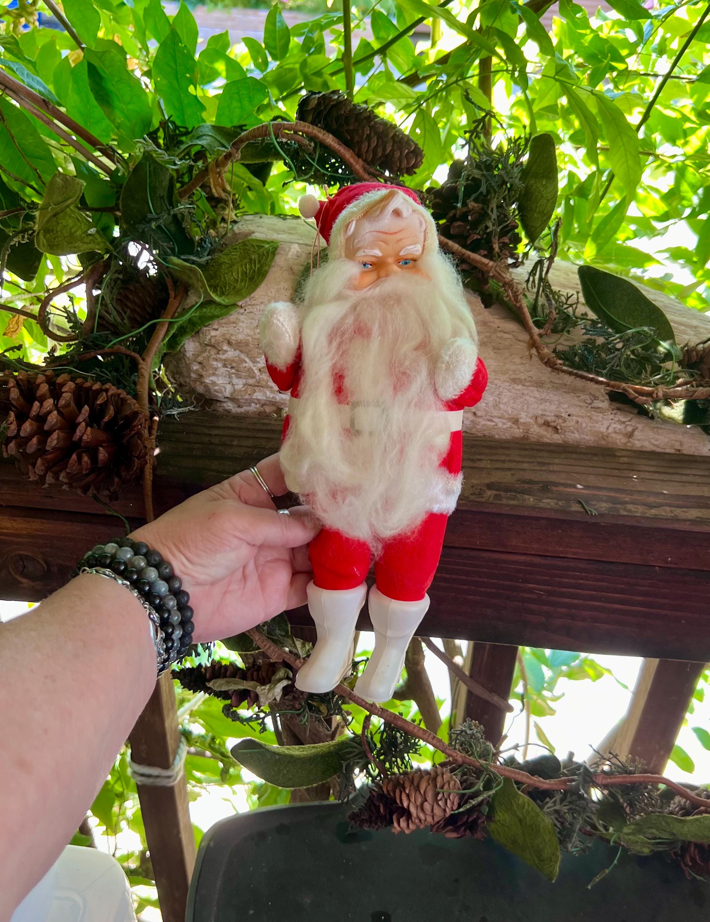 Vintage Japan Santa Ornament - Etsy