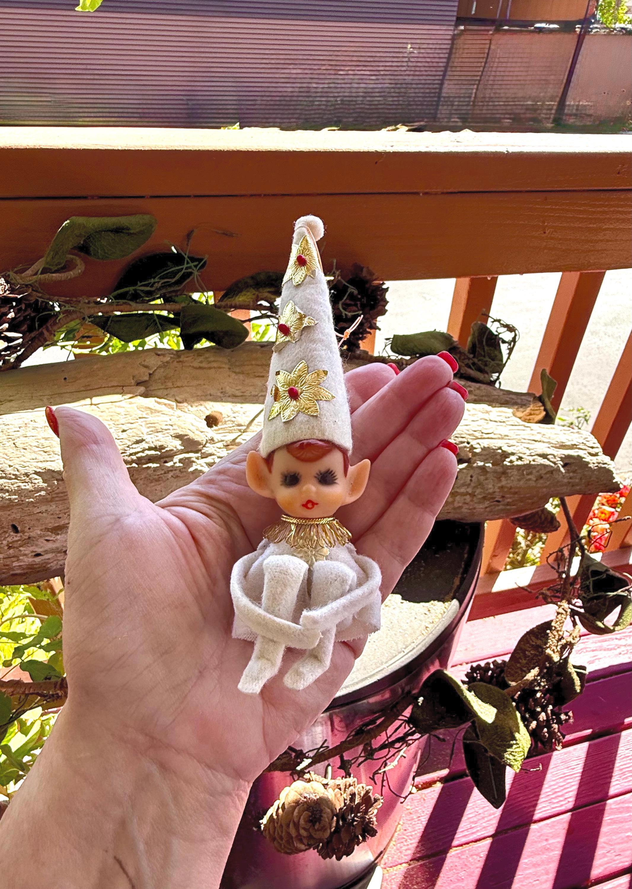 クリスマスタンブリングピクシー　サンタガール　1960年代　ヴィンテージ 1960 Japan Christmas - Etsy
