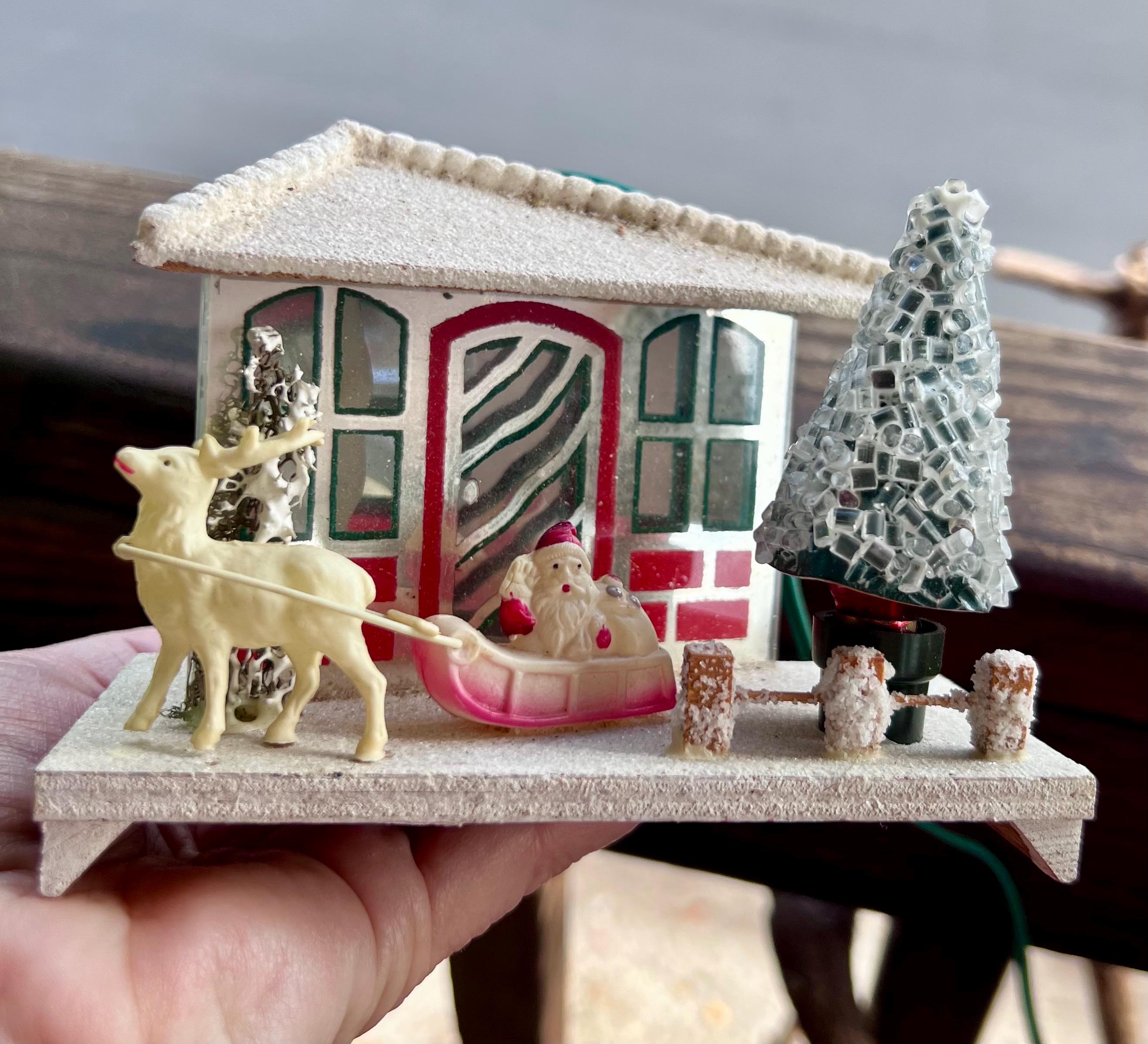 Celluloid Santa Light - Etsy