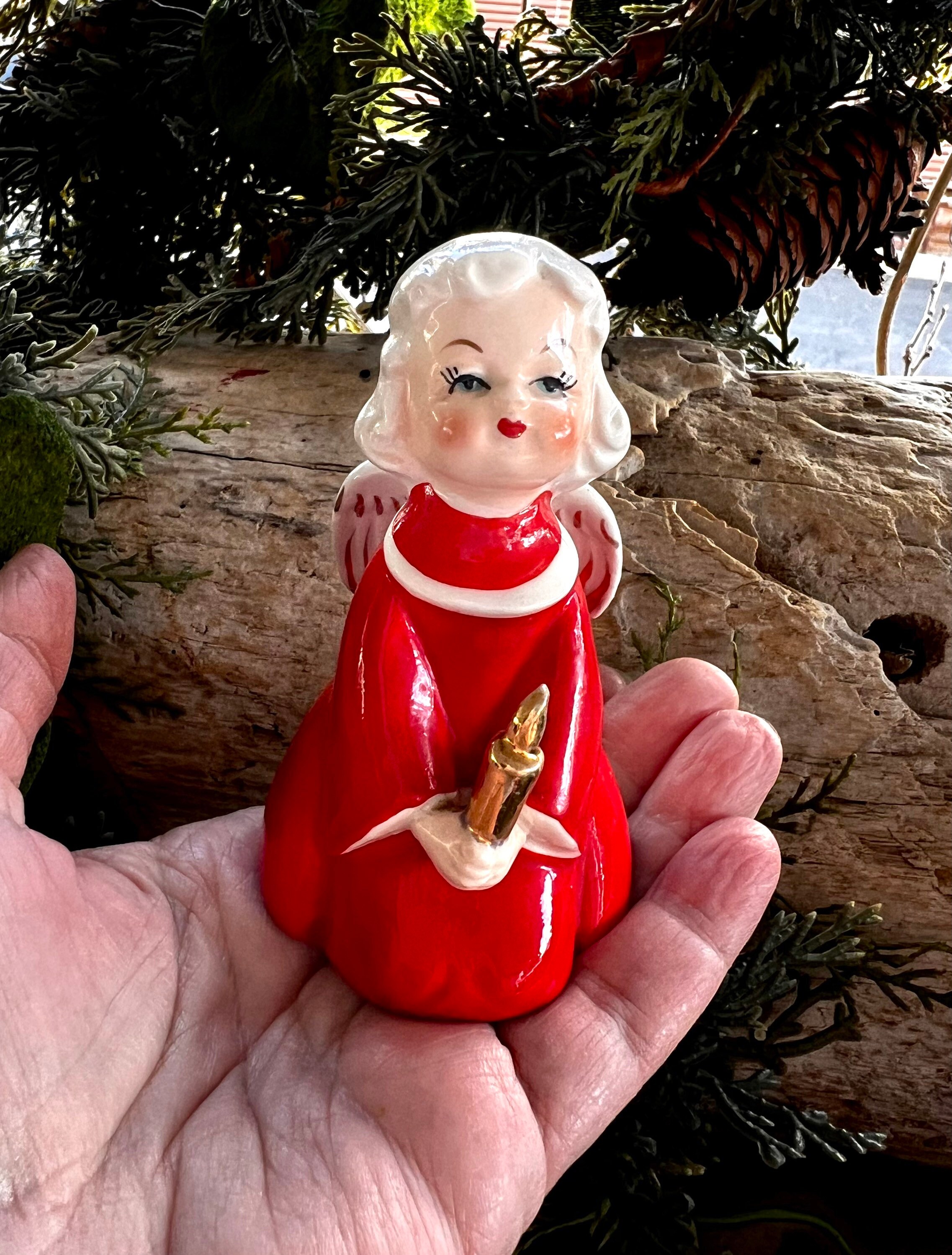 その他 ANGEL CHJMPAGNE Holiday Edition RED Jim Shore Red Christmas Angel Figurine – Annual Ornaments