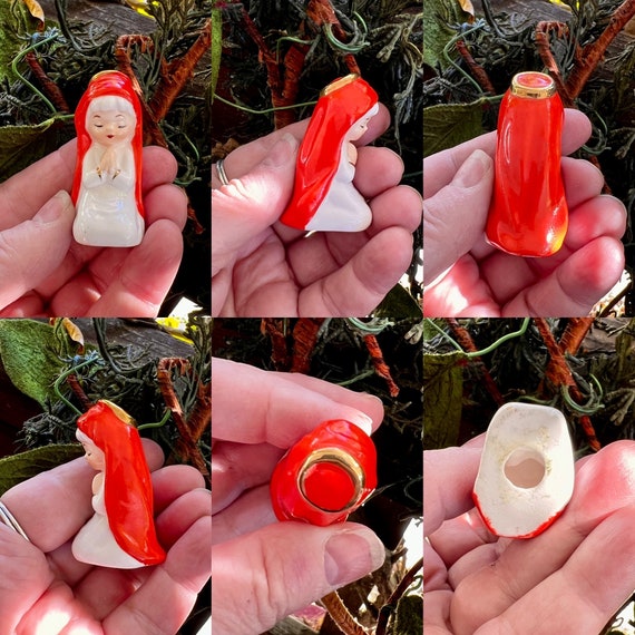 Vintage Napco Mary Joseph Baby Jesus Wisemen Figurines Nativity