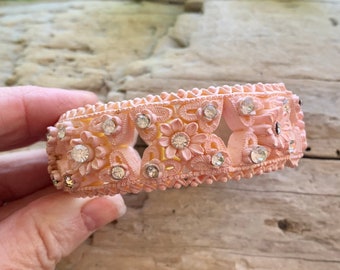 セルロイドバングル② ヴィンテージ vintage 30s 40s セルロイド フラワーバングル | Milo Antiques