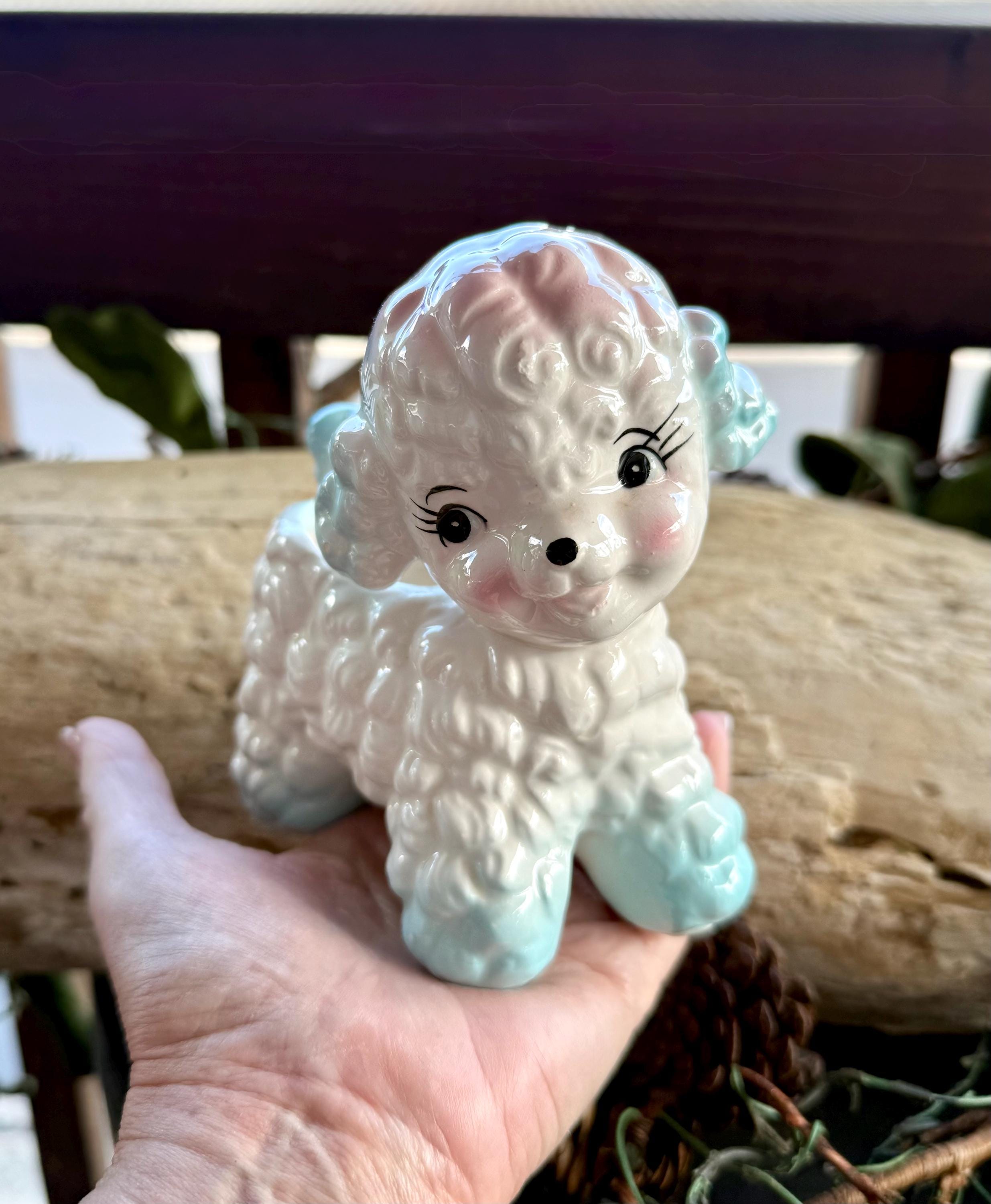 Vintage SAMSON Anthropomorphic Lamb Planter MCM 1960 1961 Easter
