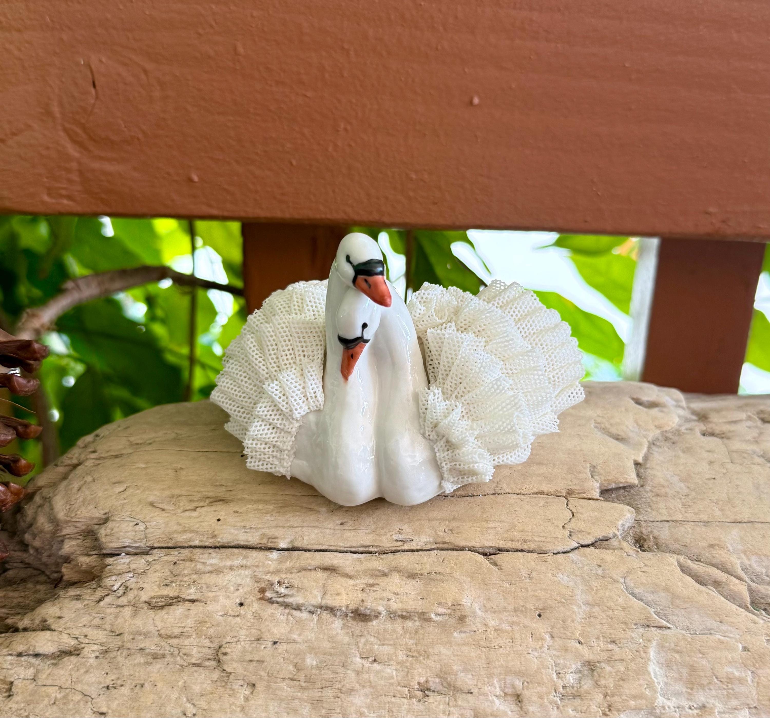 Dresden Swans - Etsy
