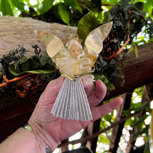 Wax Angel Tree Topper Nuremberg Etsy