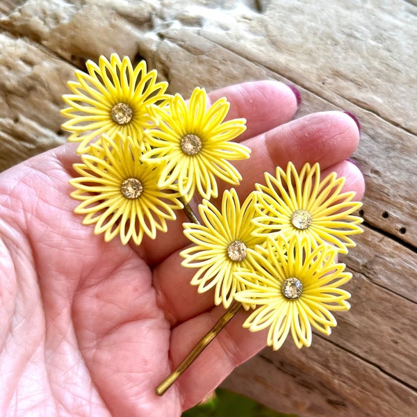 Yellow Bobby Pins Etsy
