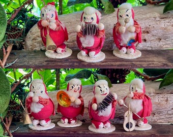 非常にクールな日本の張り子の首が揺れる赤べこ幸運の牛の置物 - Etsy 日本
