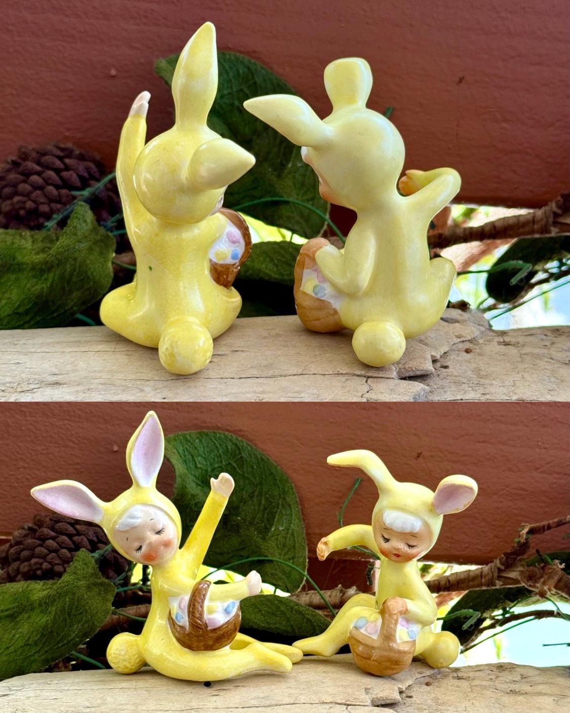 Vintage Holt Howard Bunny Candle Climber Hugger 1950 Mid Century