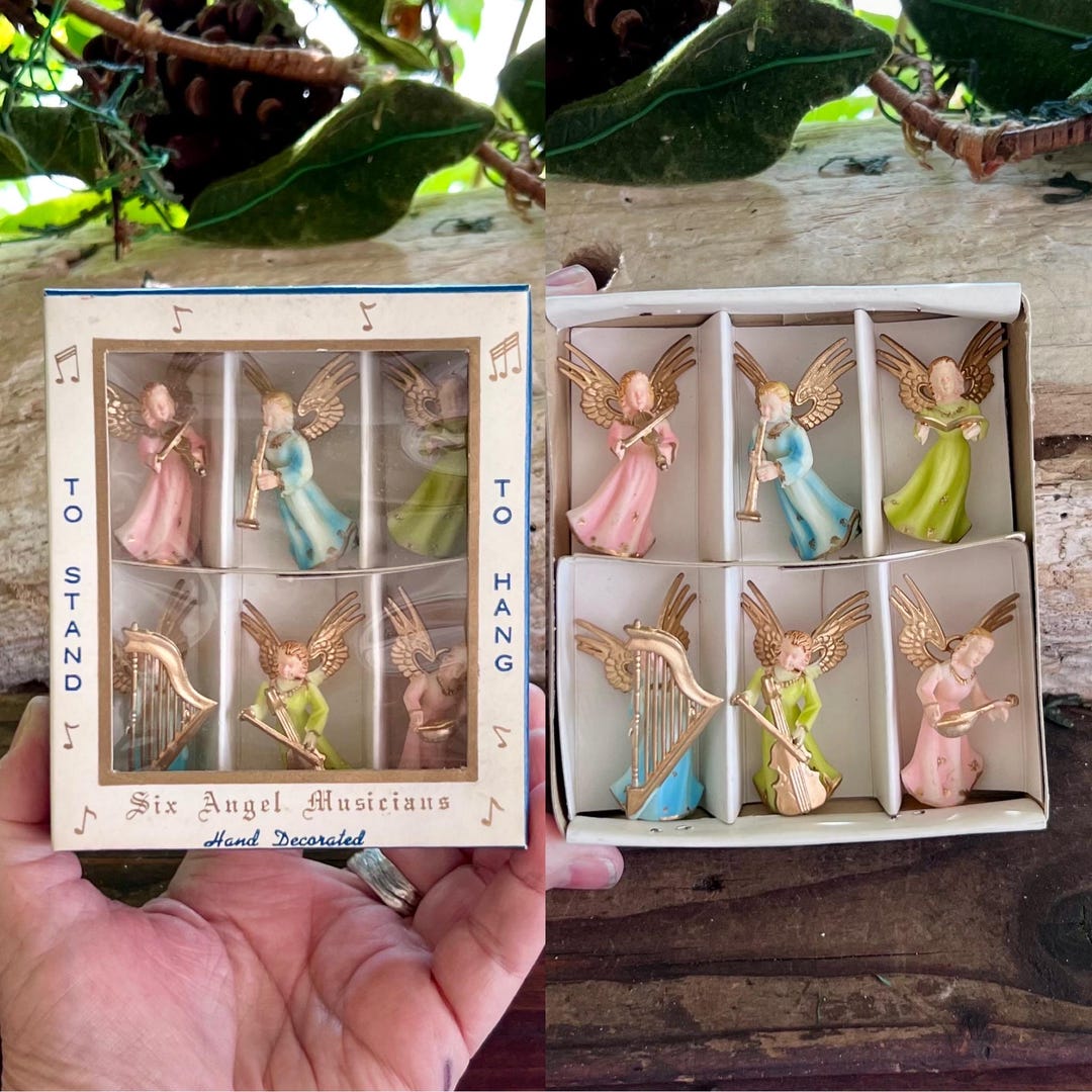 アンティーク雑貨 Old lovely small angels 2set Old lovely small angels 2set