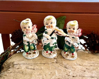 ヴィンテージ 60年代 クリスマス 聖歌隊 少年 構成 装飾 置物 - Etsy 日本