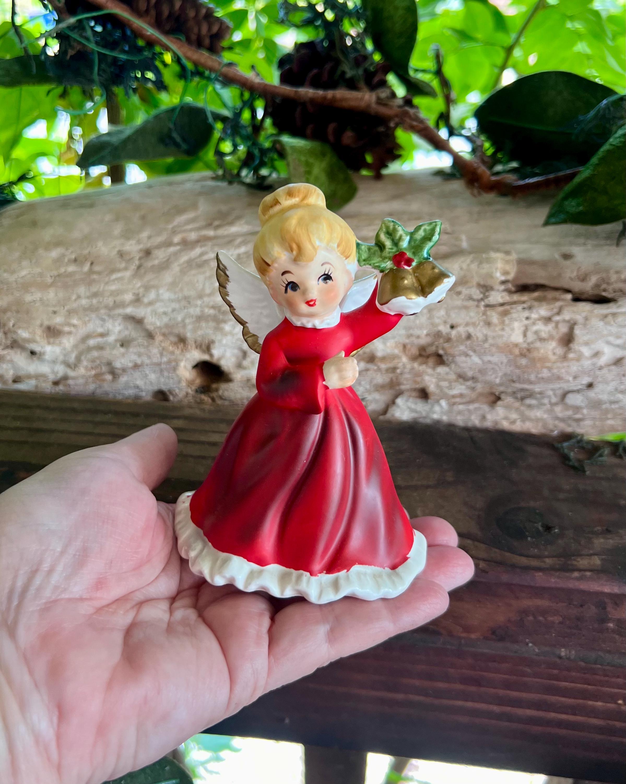 【レア】 KOMY ART MARIA スタンダードカリフォルニア サイン入 Vintage NAPCO Angel Christmas Figurine 1950 MCM Retro Kitsch