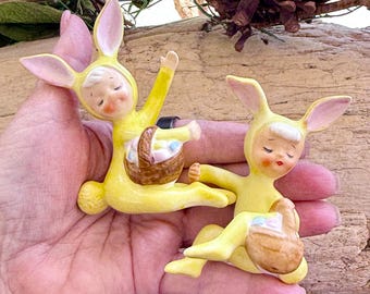Vintage Holt Howard Bunny Candle Climber Hugger 1950 Mid Century