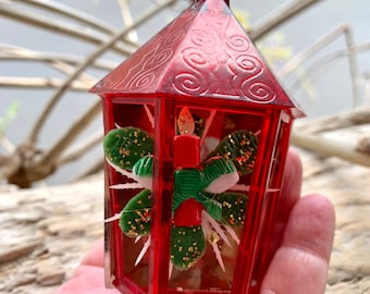 Vintage lantern christmas ornaments Clearance