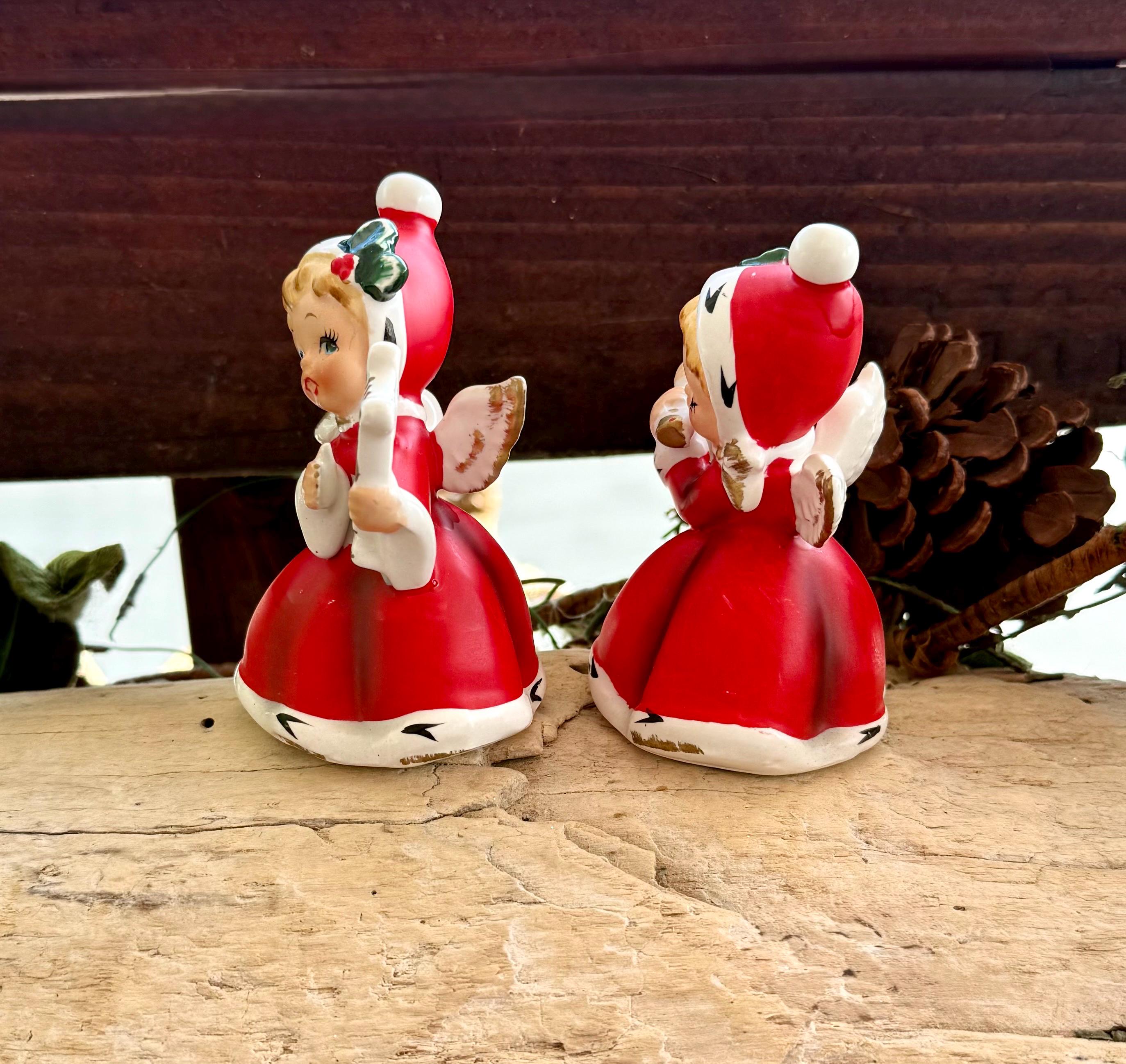 Vintage 1950 NAPCO Christmas Angel Figurine MCM Angel