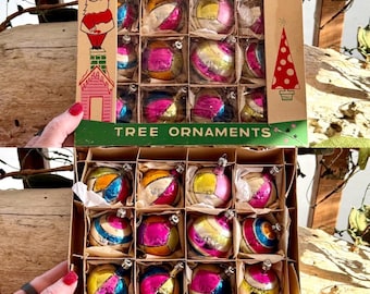 ヴィンテージ FANTASIA マーキュリーガラス クリスマスオーナメント