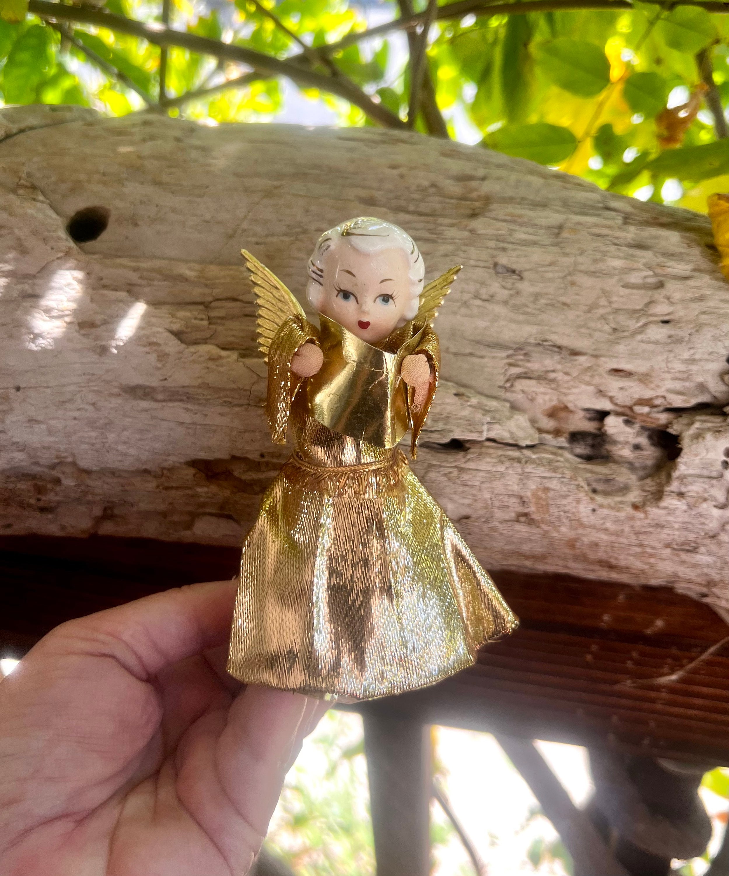 Vintage Holt Howard Angel Christmas Ornament Retro Kitsch 1950 MCM