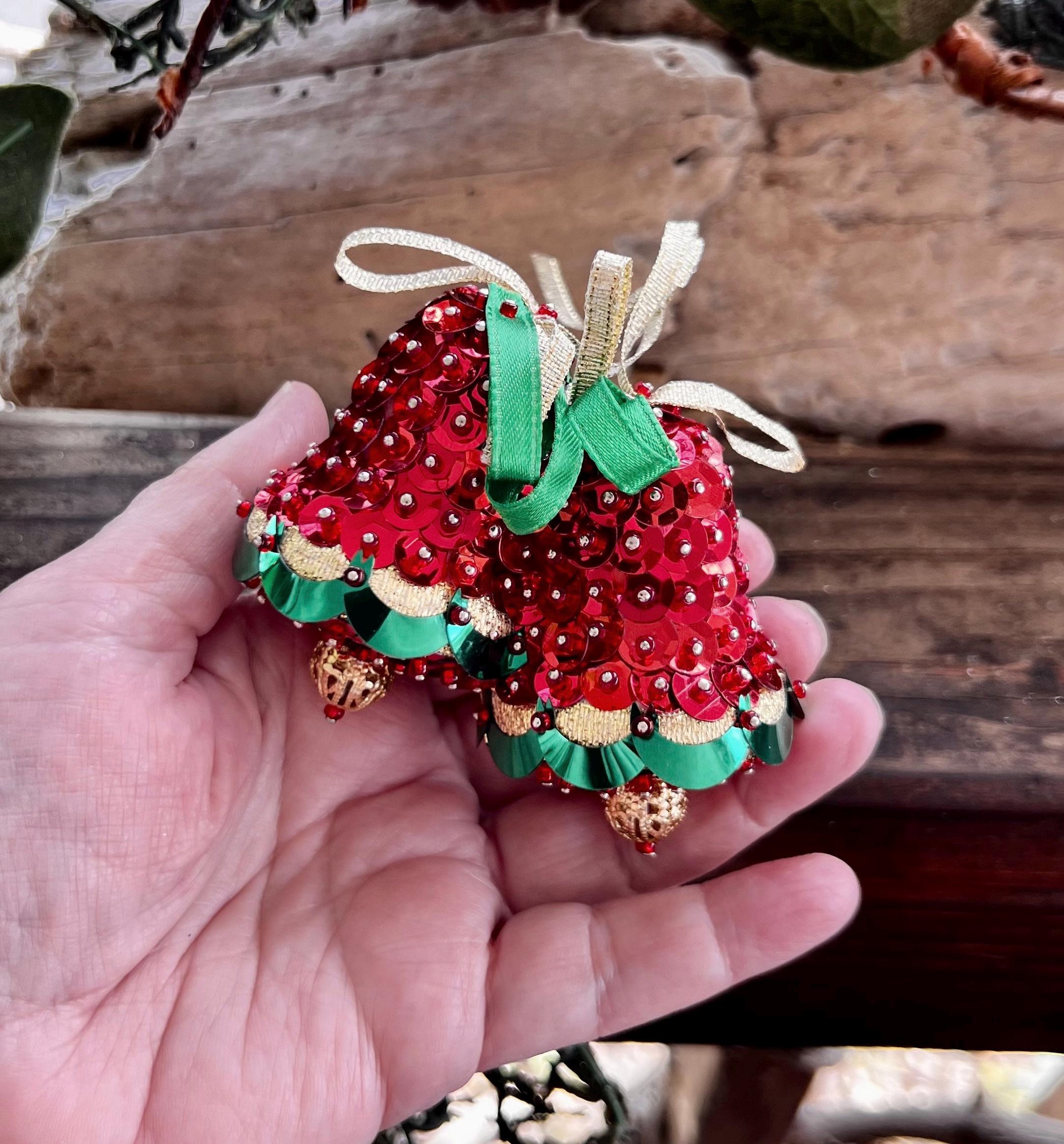Beaded sequin ornaments discount