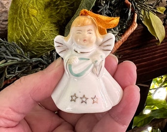 Vintage Angel Bell Ornament Christmas Angel Bell Ornament 1940