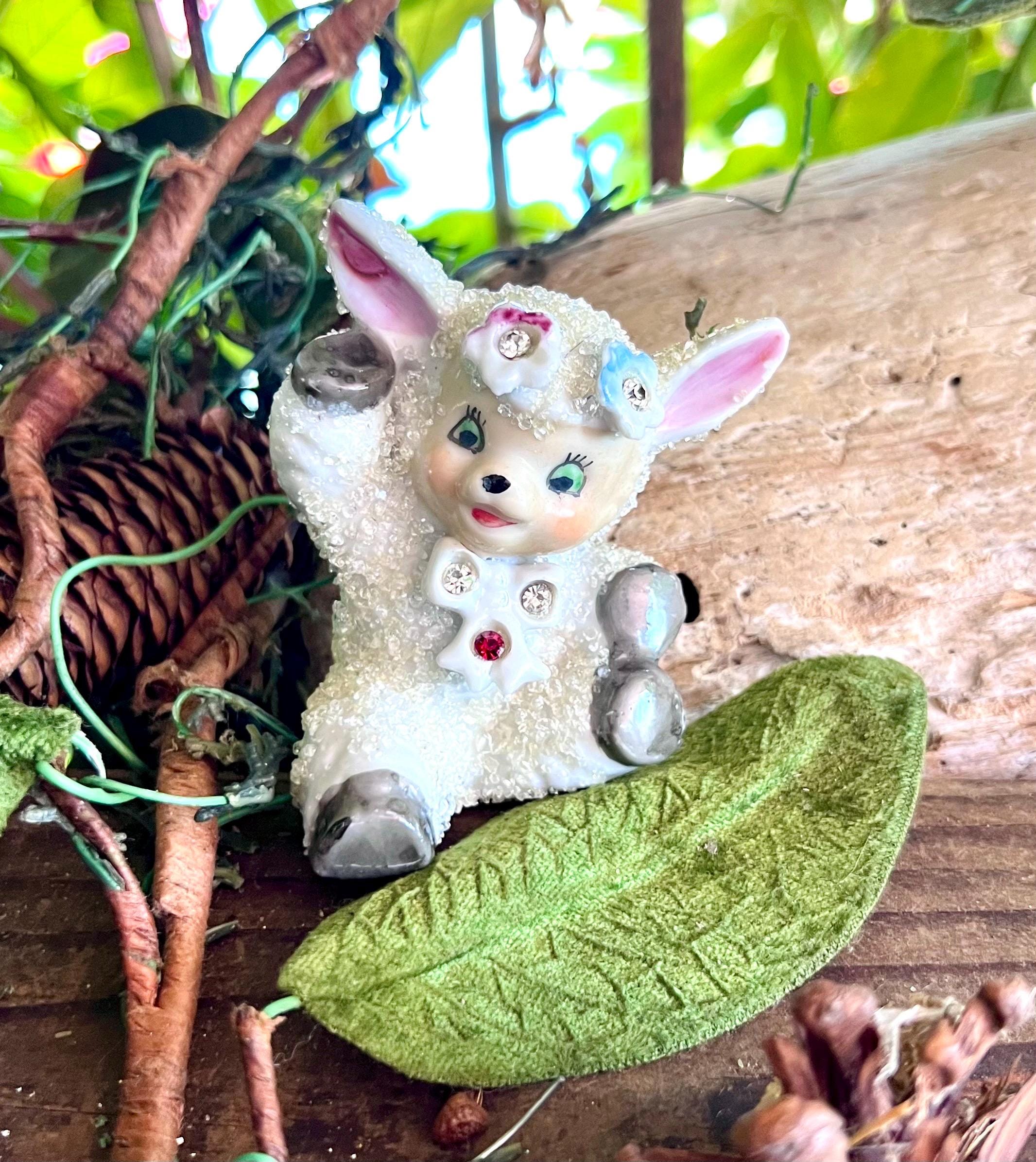 four little bunnies うさぎ アンティーク風