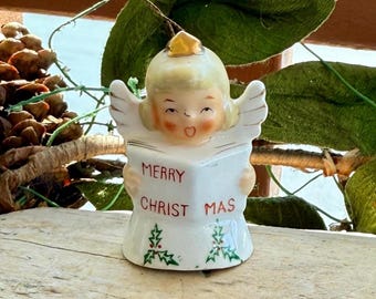 viviel クリスマスベル11点 ヴィンテージ JOY エンジェル クリスマスベルオーナメント 1940 1950