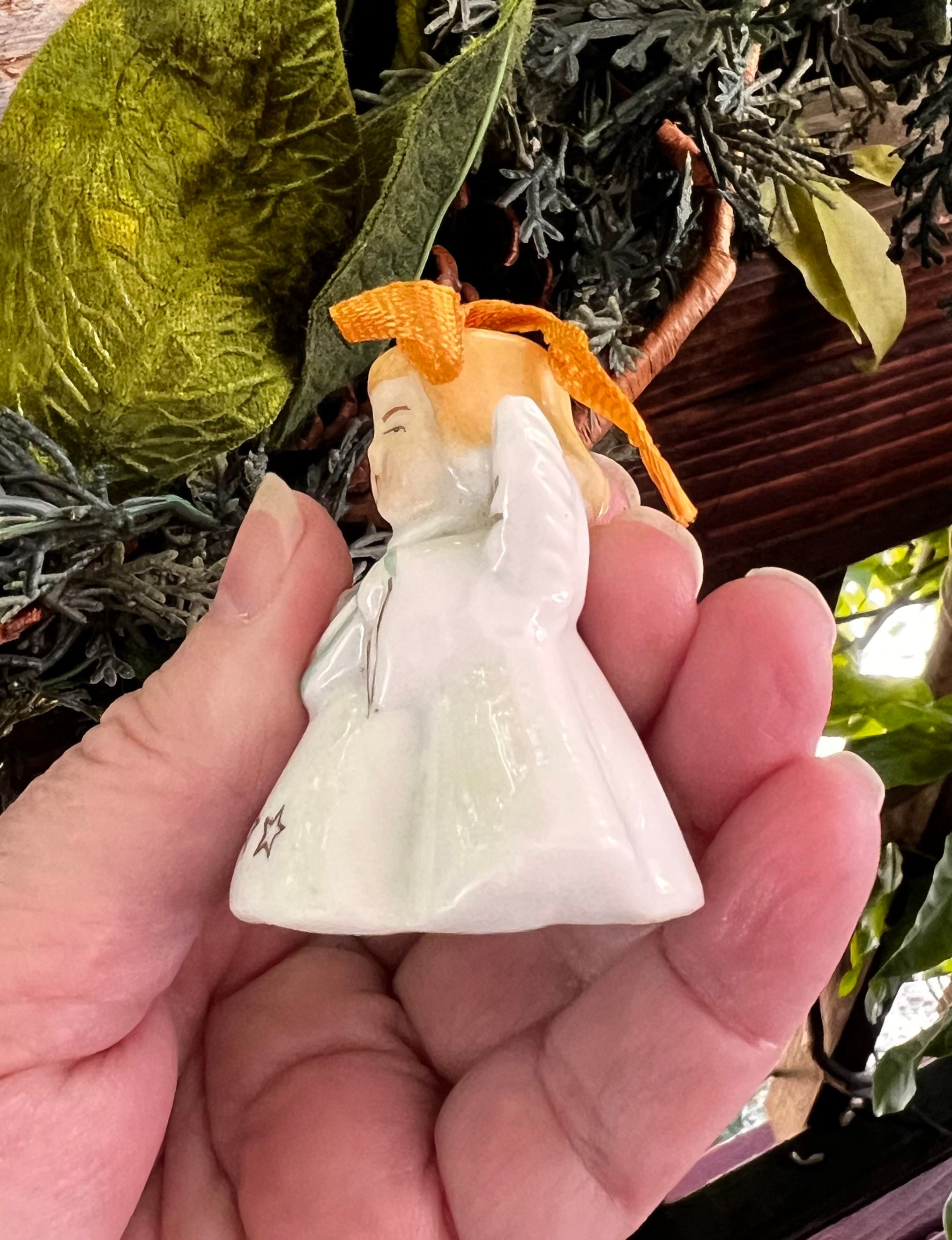 Vintage Angel Bell Ornament Christmas Angel Bell Ornament 1940