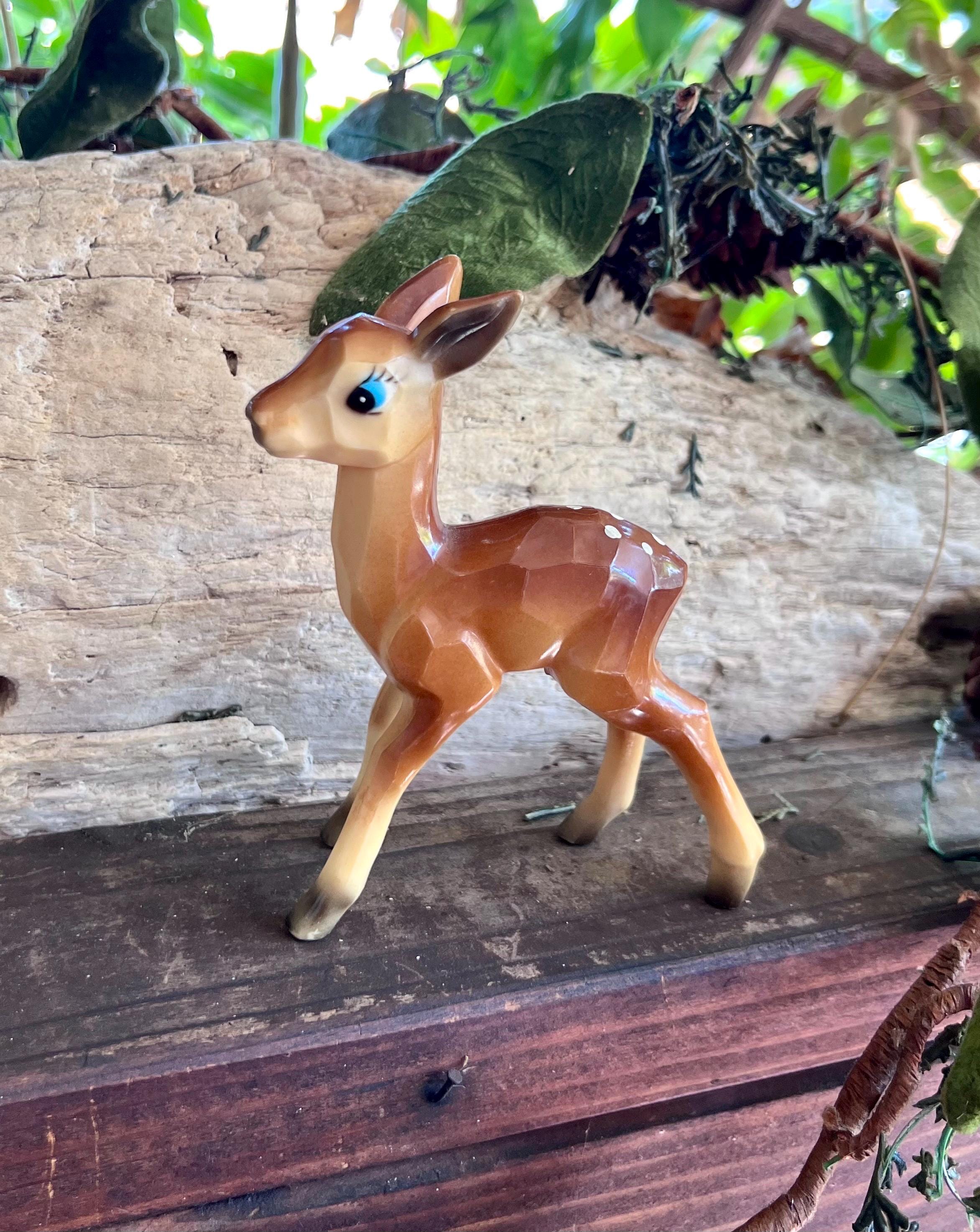 Vintage Anthropomorphic Deer Christmas Retro MCM 1940 1950 Cubist