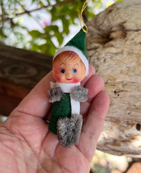 Vintage Knee Hugger Elf Pixie 1950 1960 Japan Kitsch Christmas