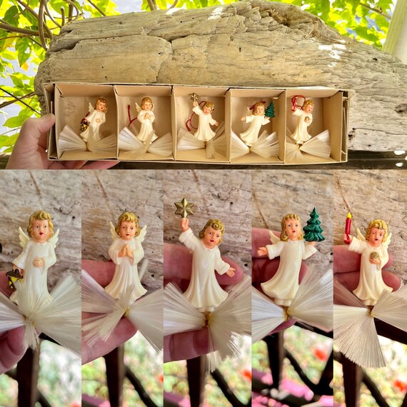 Vintage West Germany Angel Hair Christmas Ornament Western - Etsy Vintage West Germany Angel Hair Christmas Ornament Western - Etsy