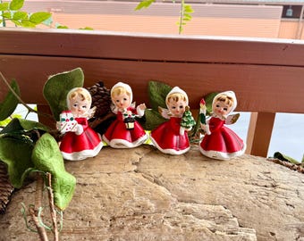 ヴィンテージ NAPCO エンジェル クリスマス フィギュア MCM 1950