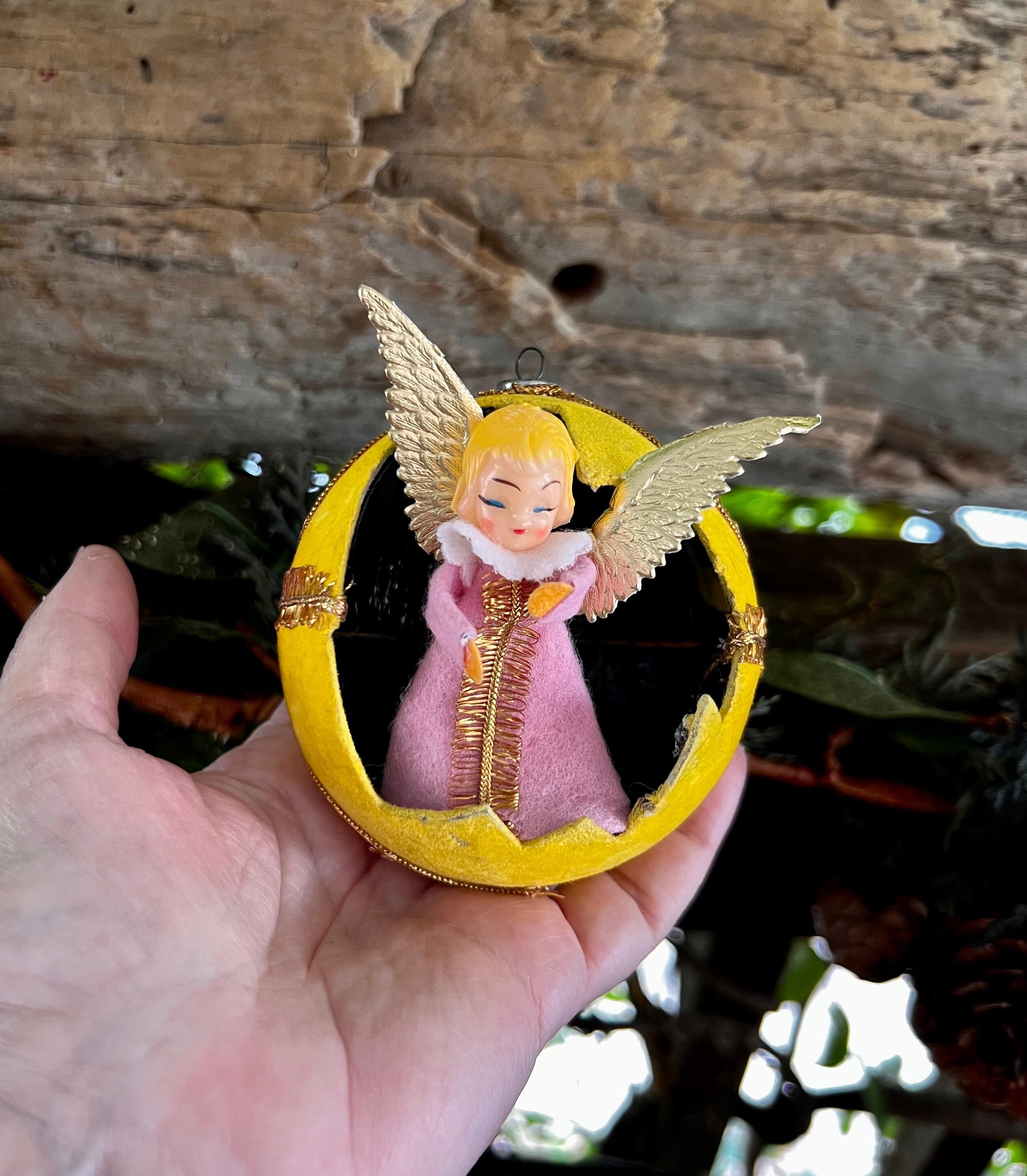 【みっき さま】antique ❀ パピエマシェの 葡萄 オーナメント みっき さま】antique ❀ パピエマシェの 葡萄 オーナメント みっき