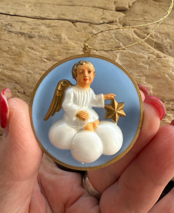 ドイツ クリスマスマーケット 天使のオーナメント 80年代 ヴィンテージ ドイツ・クリスマスマーケットで売っていたオーナメント＋α