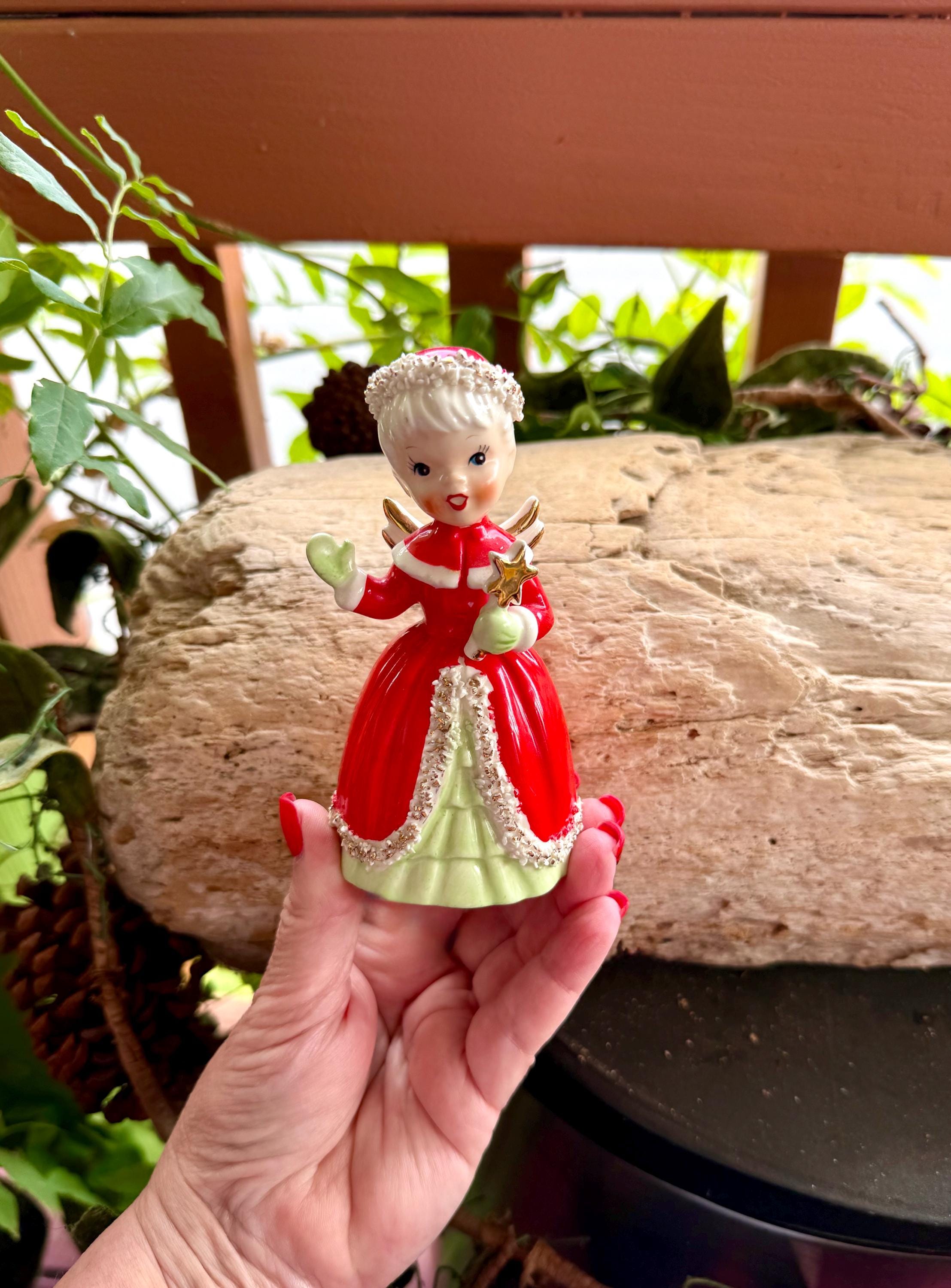 Vintage NAPCO Angel Christmas Bell Ornament 1950 1956 Mid Century