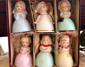 Vintage Shiny Brite Elf Pixie Christmas Ornament MCM 1950