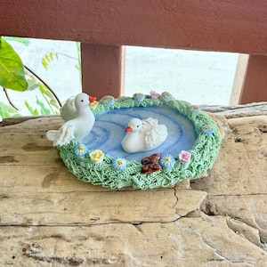 Dresden Swans - Etsy