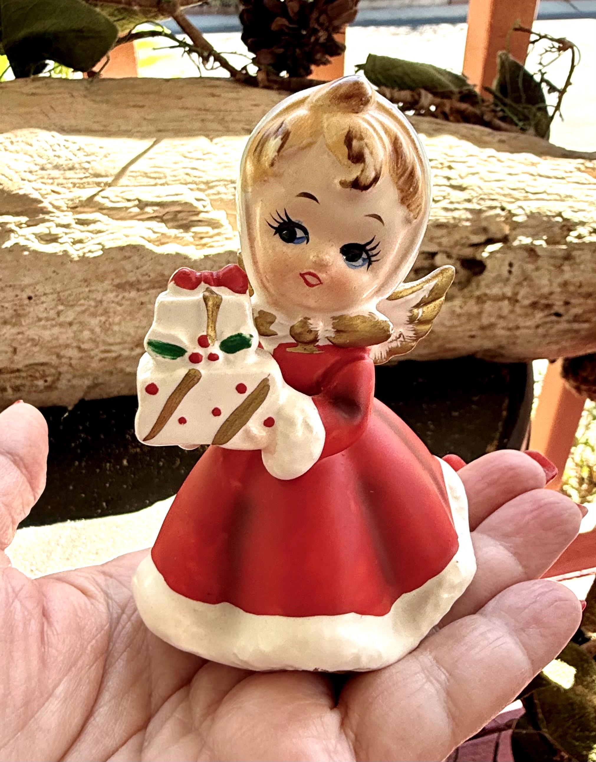 Vintage 1950 NAPCO Angel Christmas Figurine MCM Retro Angel