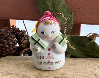 ヴィンテージ クリスマスベルオーナメント 1950 1953 ARDALT 陶器製