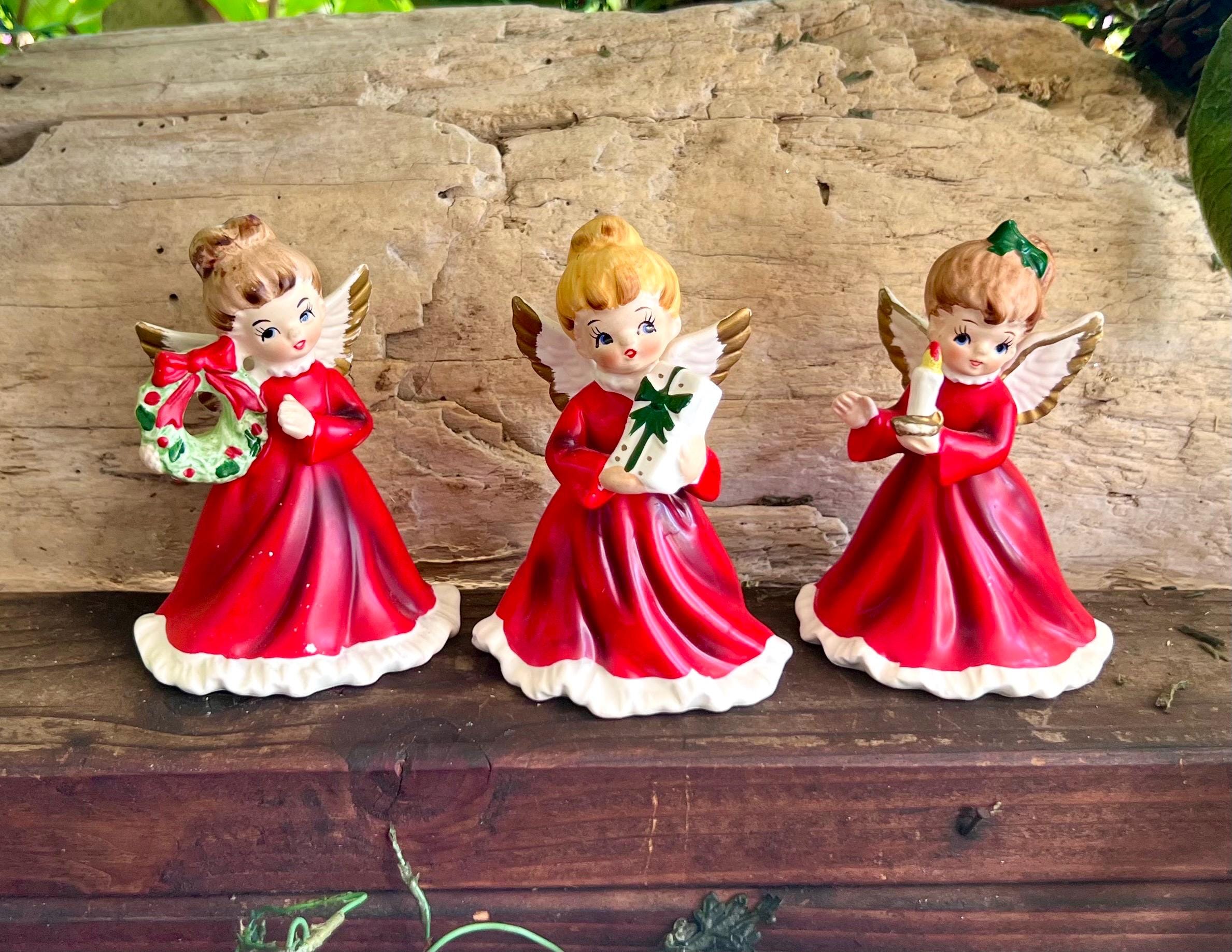 Vintage NAPCO Angel Christmas Figurine MCM 1950 Retro Vintage NAPCO Angel Christmas Figurine MCM 1950 Retro