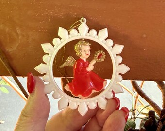 昭和レトロヴィンテージ クリスマスオーナメント エンジェル 天使5個